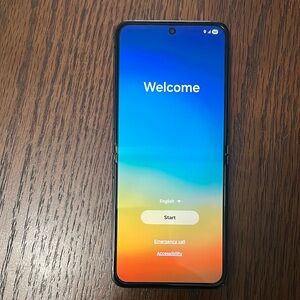 Black Smartphone with Foldable Design